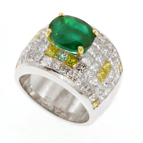 Customized Emerald Ring