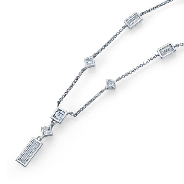 DPNK0004 3-Shaped Diamond Necklace